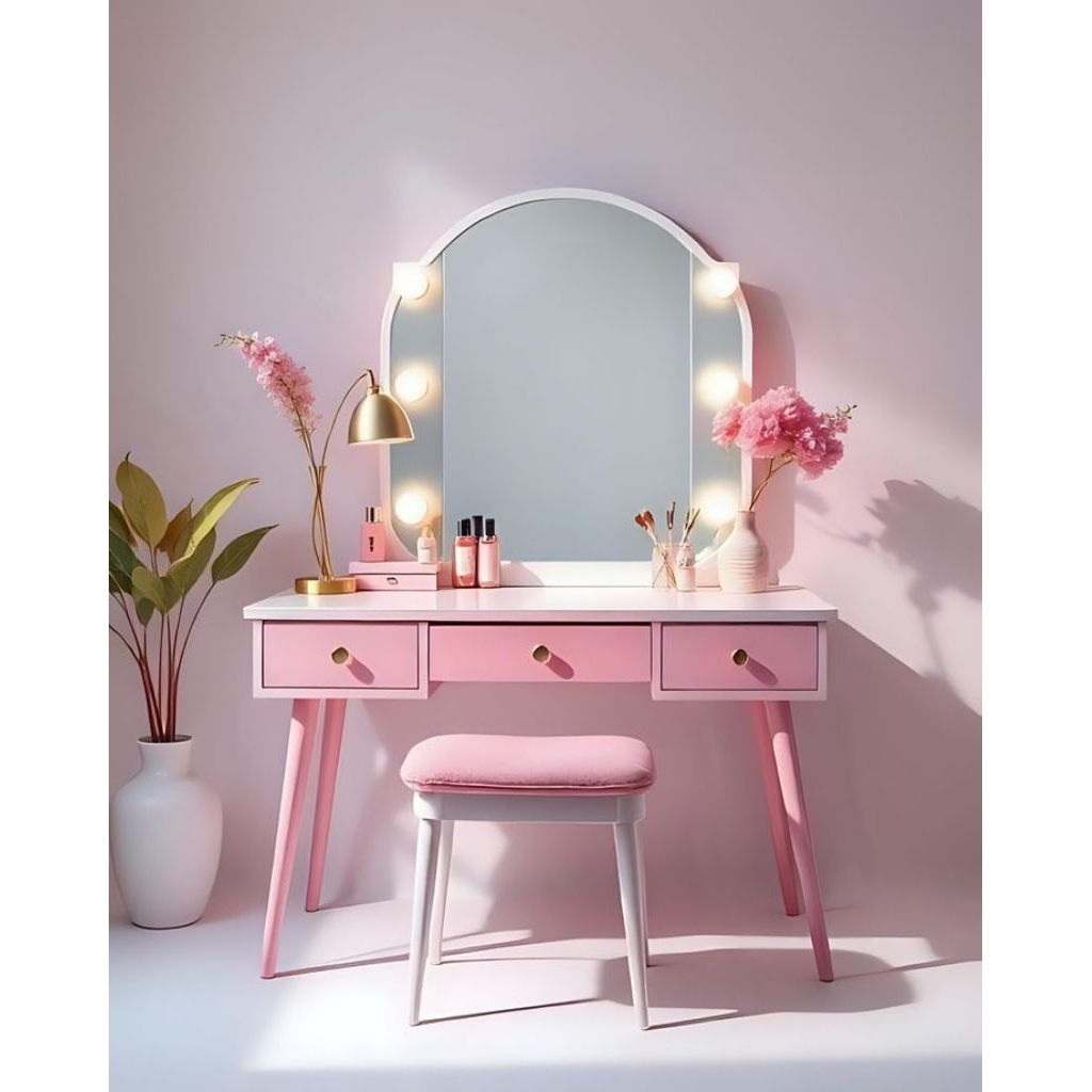 Meja Rias Minimalis Kekinian untuk Kamar Tidur