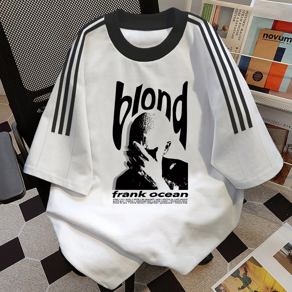 Kaos salur pria sablon boxy vintage unik | Atasan baju oversize premium | T shirt pria casua | Kemej