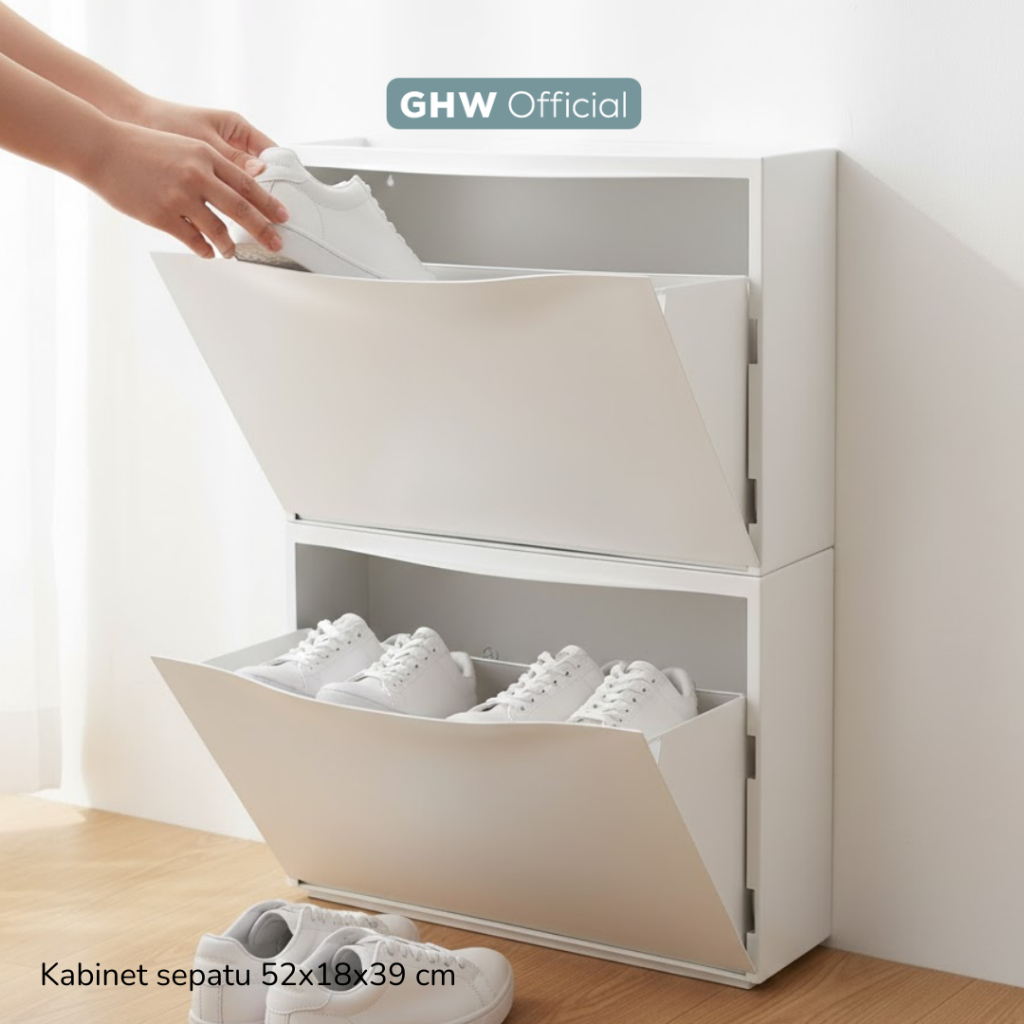 Recommended Seller SWITZERLAND Kabinet/tempat sepatu, putih 2 pcs,