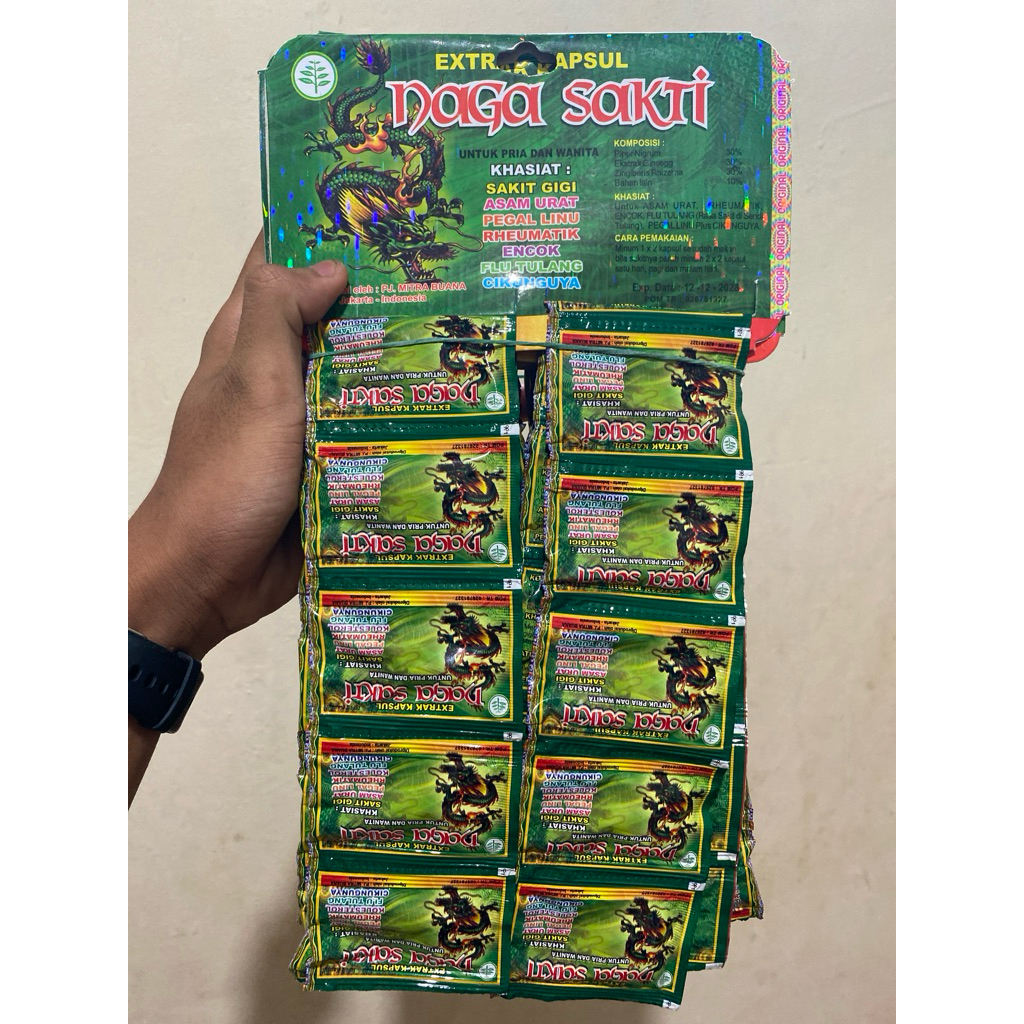 naga sakti kapsul asam urat pegalinu