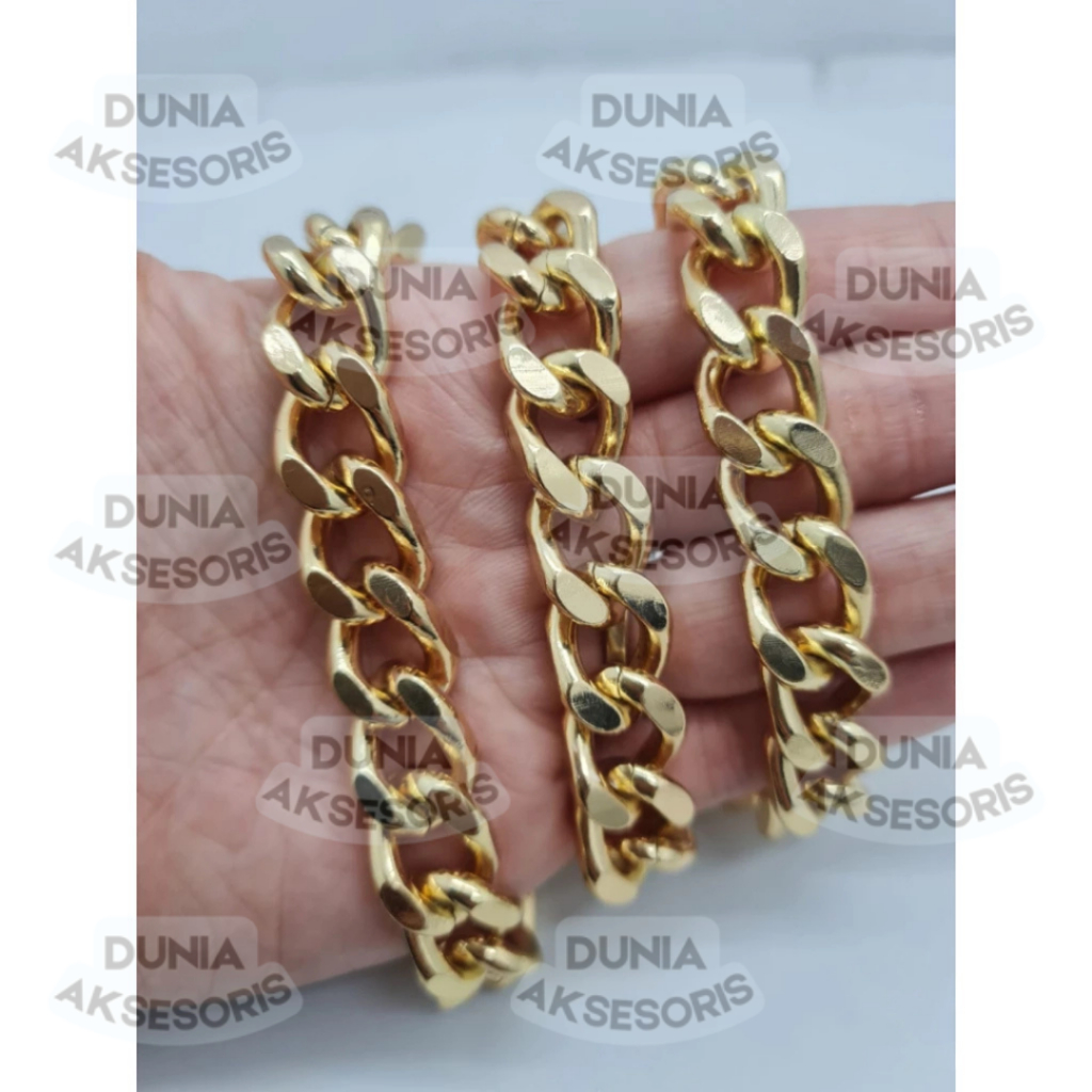 Asesoris Tas Rante Tas EMAS MUDA - TEBAL PREMIUM R021 - Rante Aksesoris Tas & Dompet Fashion Wanita 