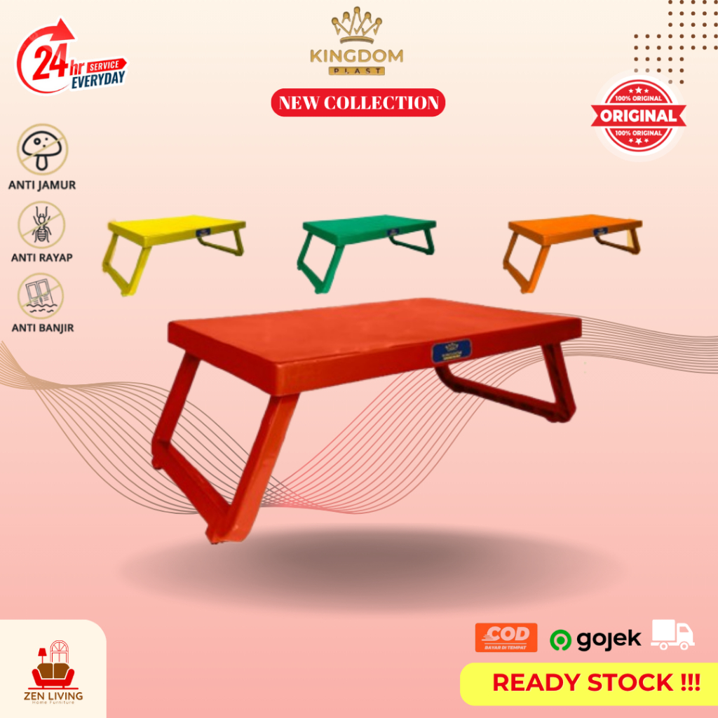 [READY STOCK] Meja Belajar Lipat Plastik Portable / Meja Lipat Portable / Meja Lipat Plastik
