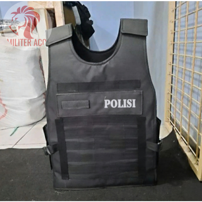 Rompi POLISI Tebal Bodyvest Polos / Rompi Pelindung Dada