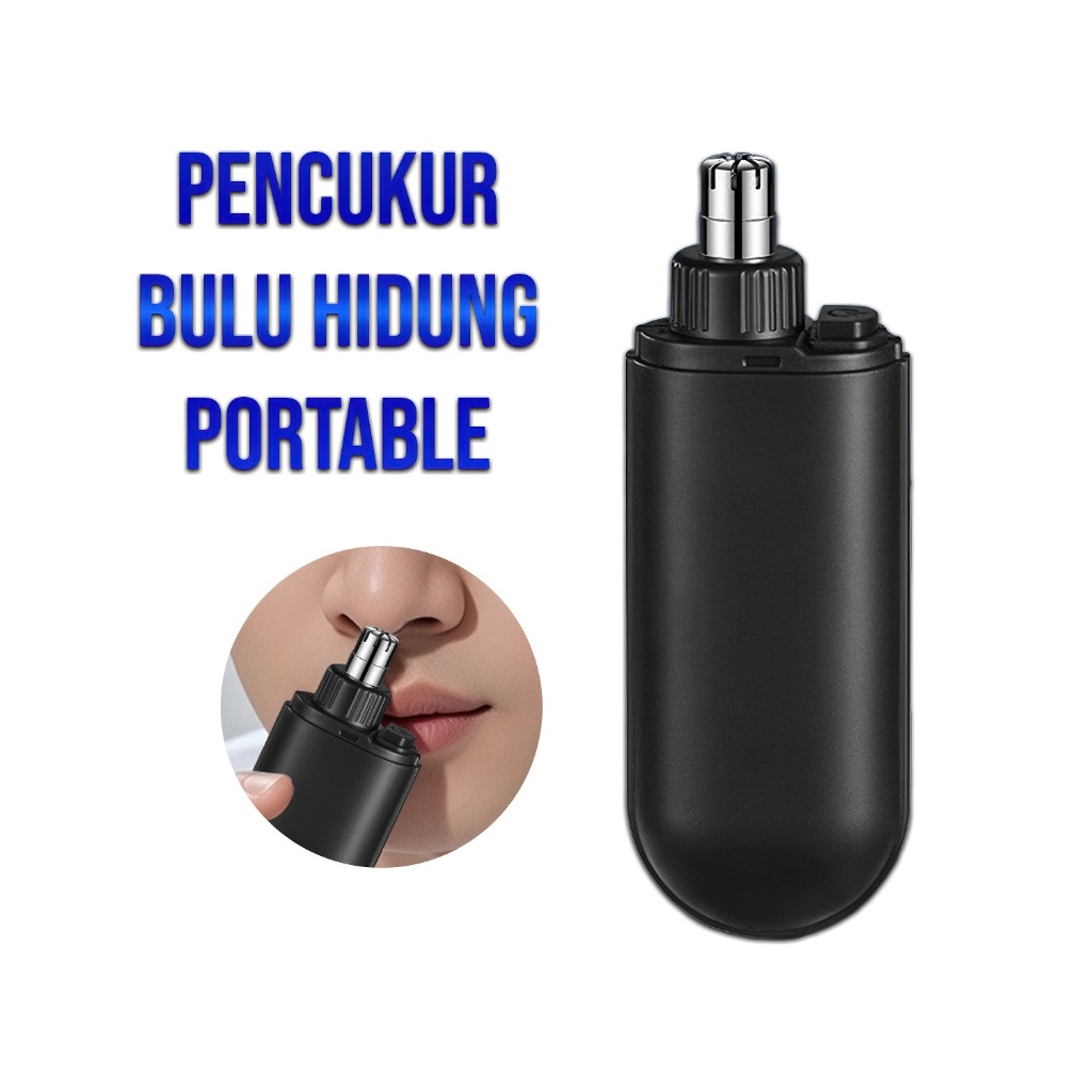 Nose Hair Remover Alat Pencukur Bulu Hidung Elektrik Multifungsi Untuk Telinga dan Alis TX-6