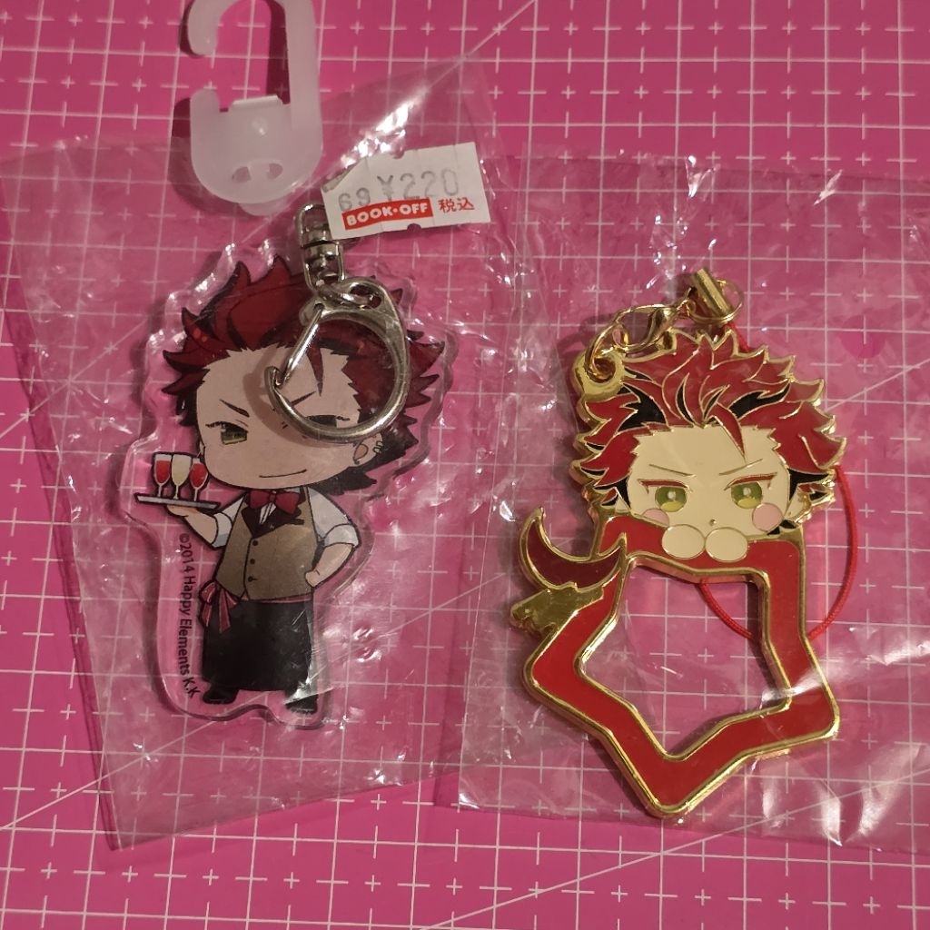 Kuro Kiryu akatsuki enstars ansuta ensemble stars gantungan kunci acrylic akrilik vinyl keychain off