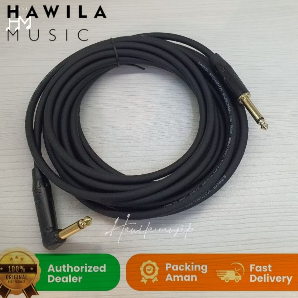 Kabel Jack Gitar Kabel Instrument SWieler S Wieler Silent Plug Low Noise Cable Guitar Cable All Inst