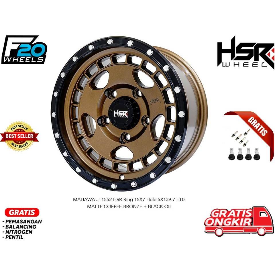 VELG GAGAH BUAT JIMNY MEREK HSR WHEEL MAHAWA RING 15