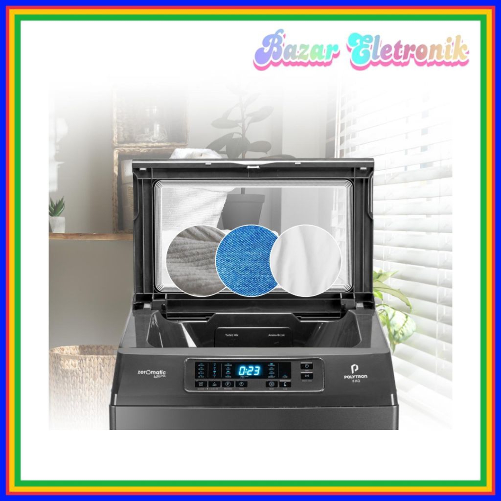 MESIN CUCI POLYTRON PAW 1028Y / MESIN CUCI 1 TABUNG / MESIN CUCI POLYTRON