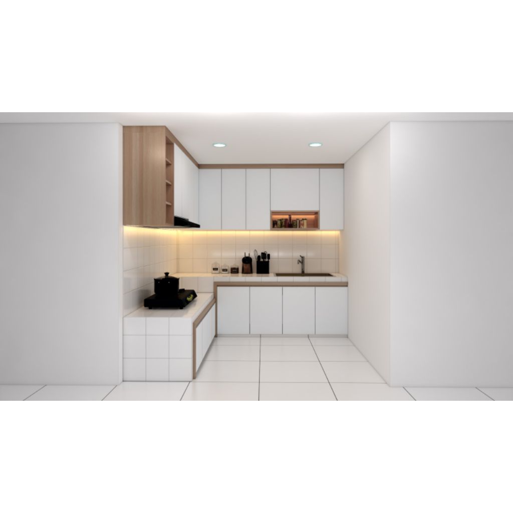 kitchen set almari baju bidrop tv partisi ruangan penyekat ruangan