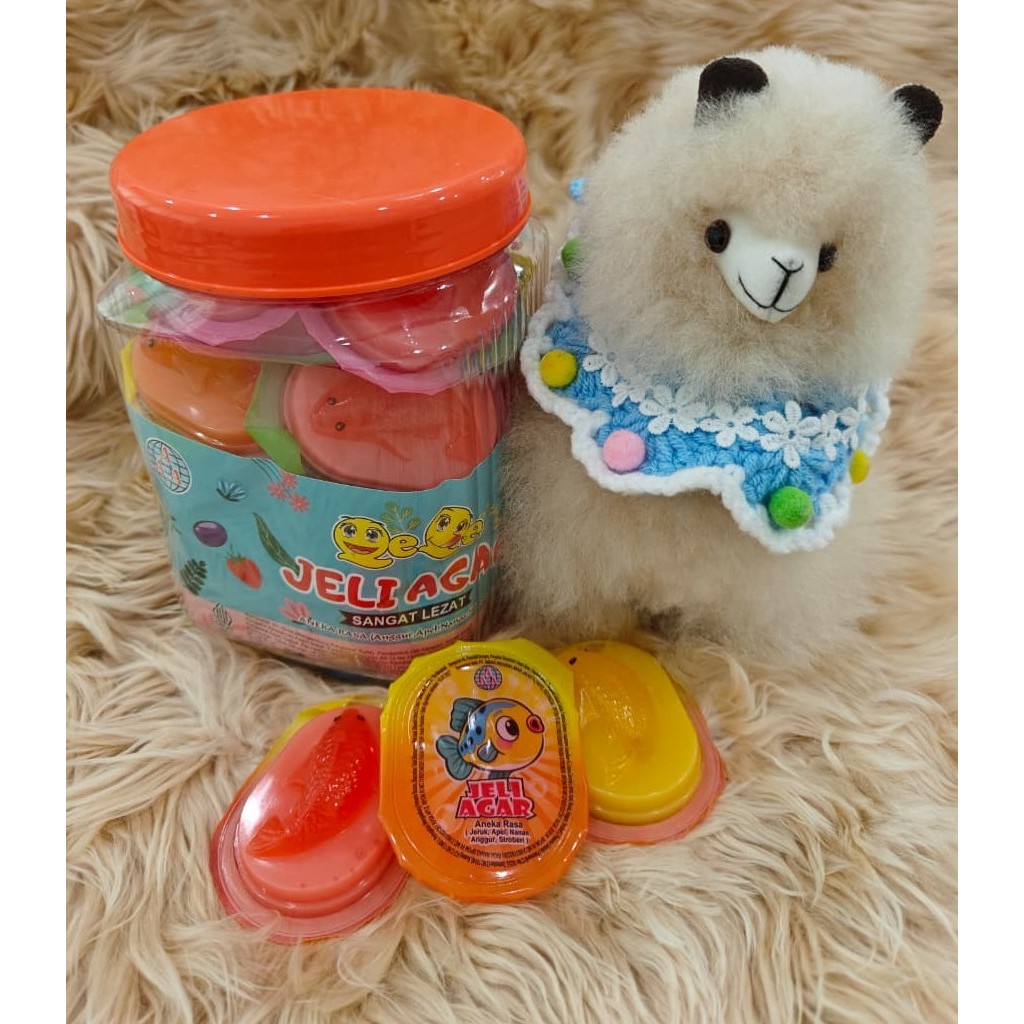 AAA Jelly agar Bentuk IKAN (TOPLES) isi 30 PCS