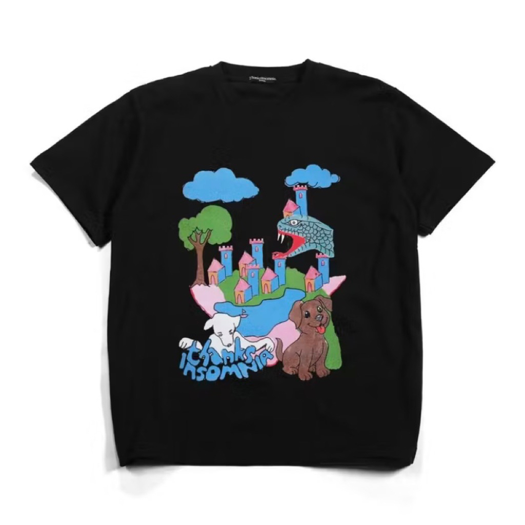 Tshirt Keluna Black Thanksinsomnia 100% ORIGINAL (SEGEL)