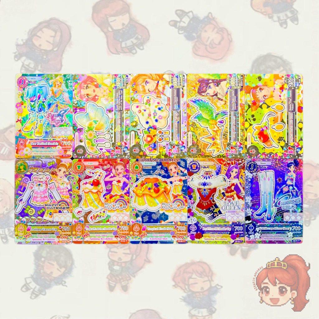 DEFECT SALE Aikatsu Premium Cards Condition Under 90%
