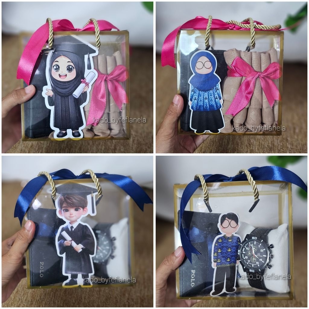 Hampers Hari Guru Gift Wisuda Kado Ulang Tahun Souvenir Gift Box Jilbab Untuk Guru Perempuan