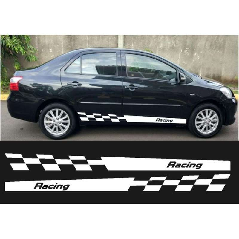 stiker mobil toyota vios // stiker mobil sedan vios // striping mobil sedan vios