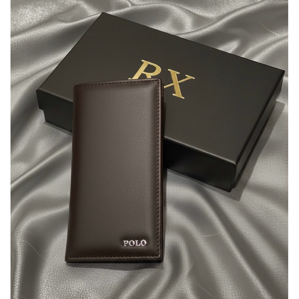 Dompet Pria Kulit Sintetis Dompet Pria Wallet PANJANG Polo
