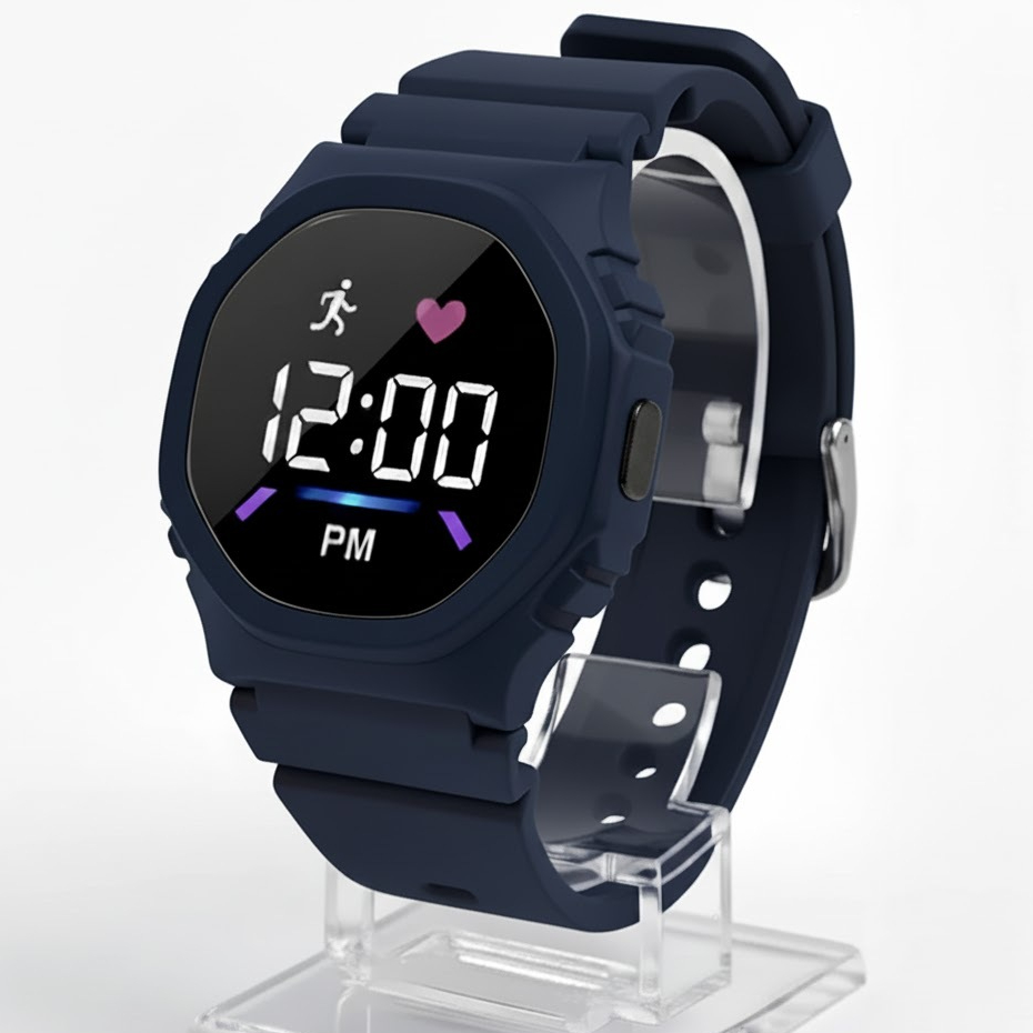 jam tangan anak laki laki led digital anti air keren