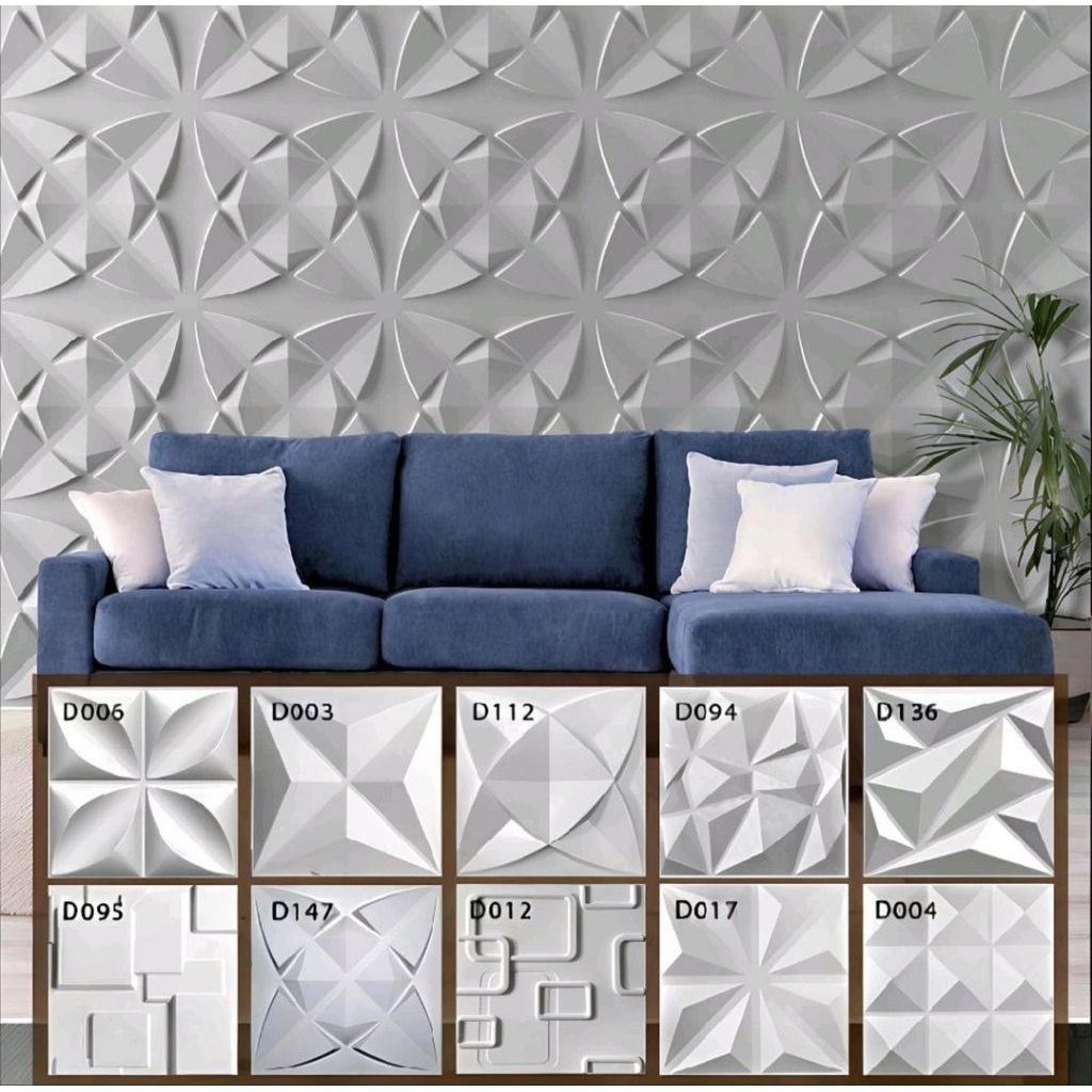 DESTI FORMA - Wall panel 3d dingding beton All Motif Panel dinding 3D Walpanel 3D Beton Bata tempel