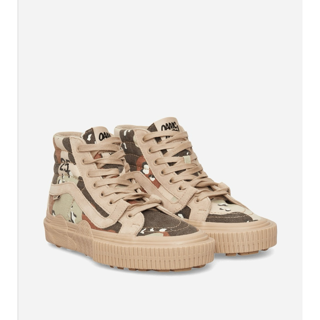 VANS OAMC X WTAPS SK8 HI GL LUG DESERT CAMO ORIGINAL