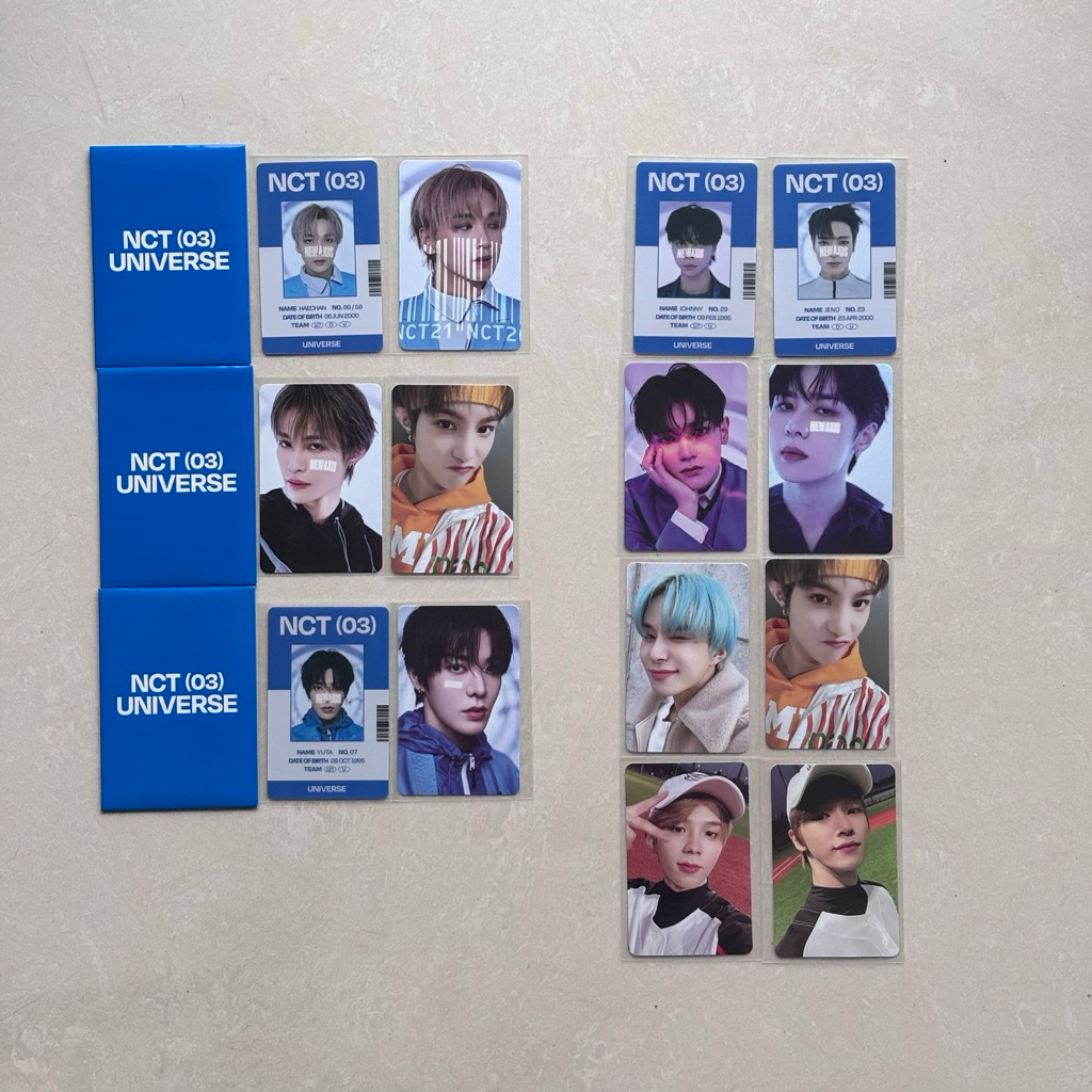[READY INA - SET/SATUAN] NCT 2021 Universe Trading Card Photocard Official MD ID + Photo Card Set Ra