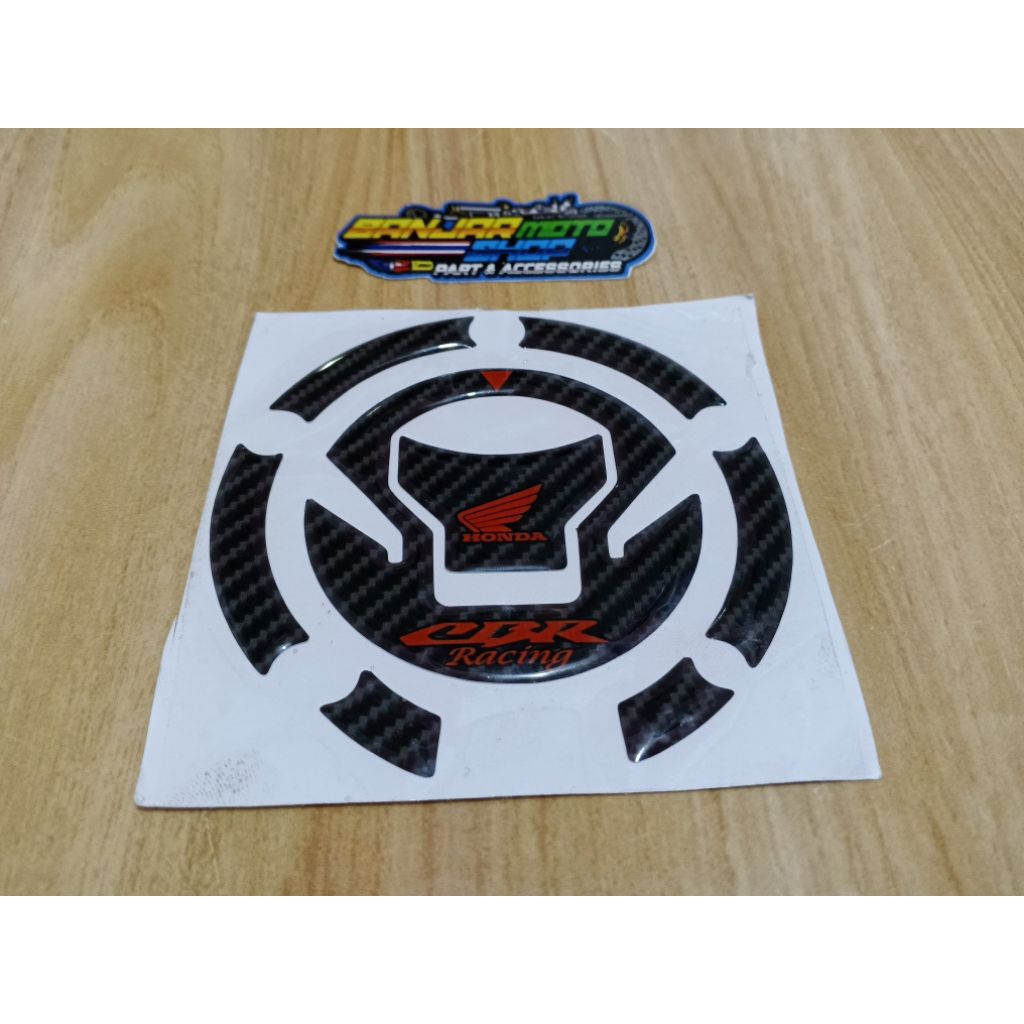 STIKER TIMBUL TUTUP TANGKI CBR 150 KARBON STIKER SPEDO  / STICKER TUTUP TANGKI KARBON CBR 150 / STIK