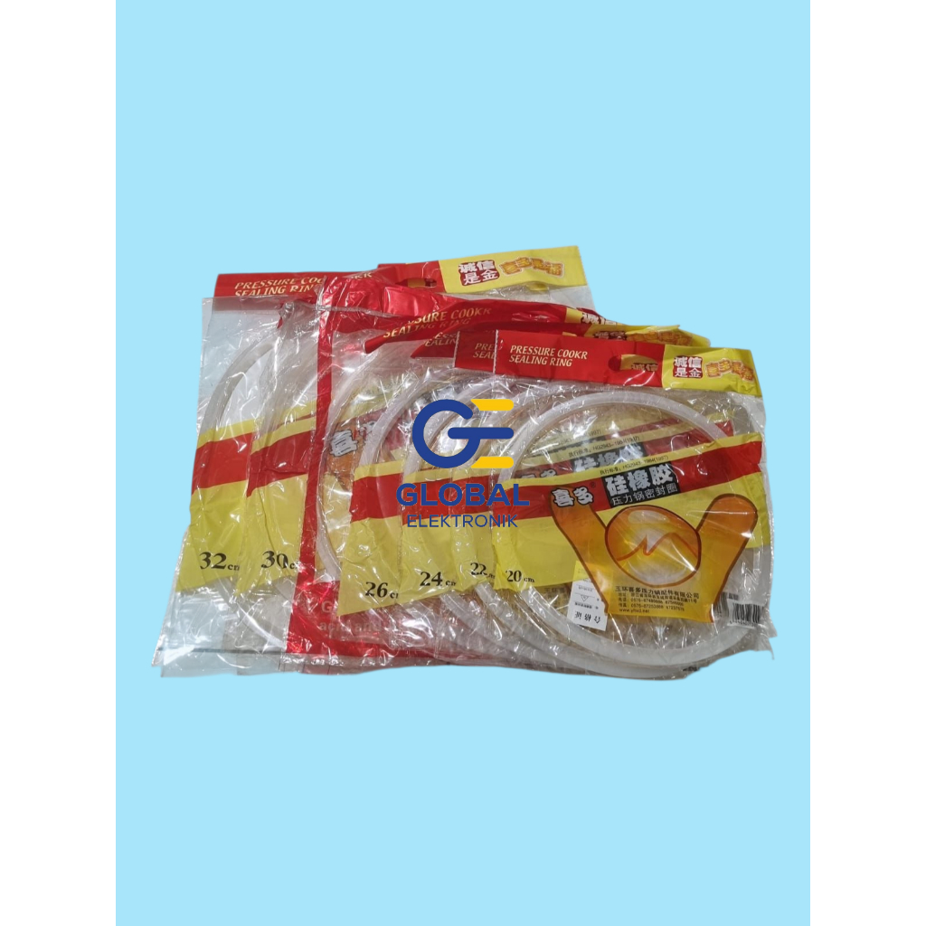 Karet Seal Panci Presto Pressure Cooker Ukuran 20-21-22-23-24-25-26-27-28-29-30-32 CM / 5-7-8-10-12-