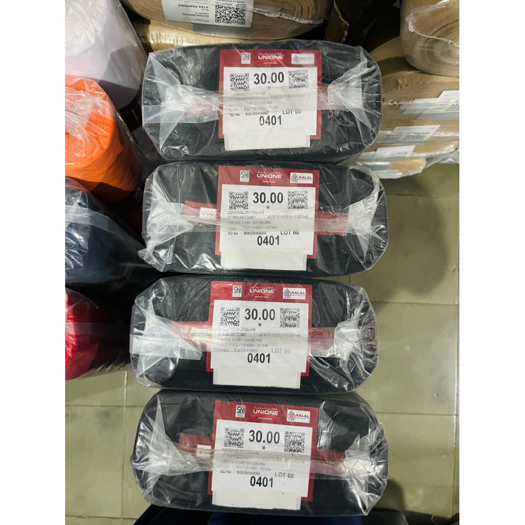 KAIN AMERICAN DRILL UNIONE Warna 401 Hitam