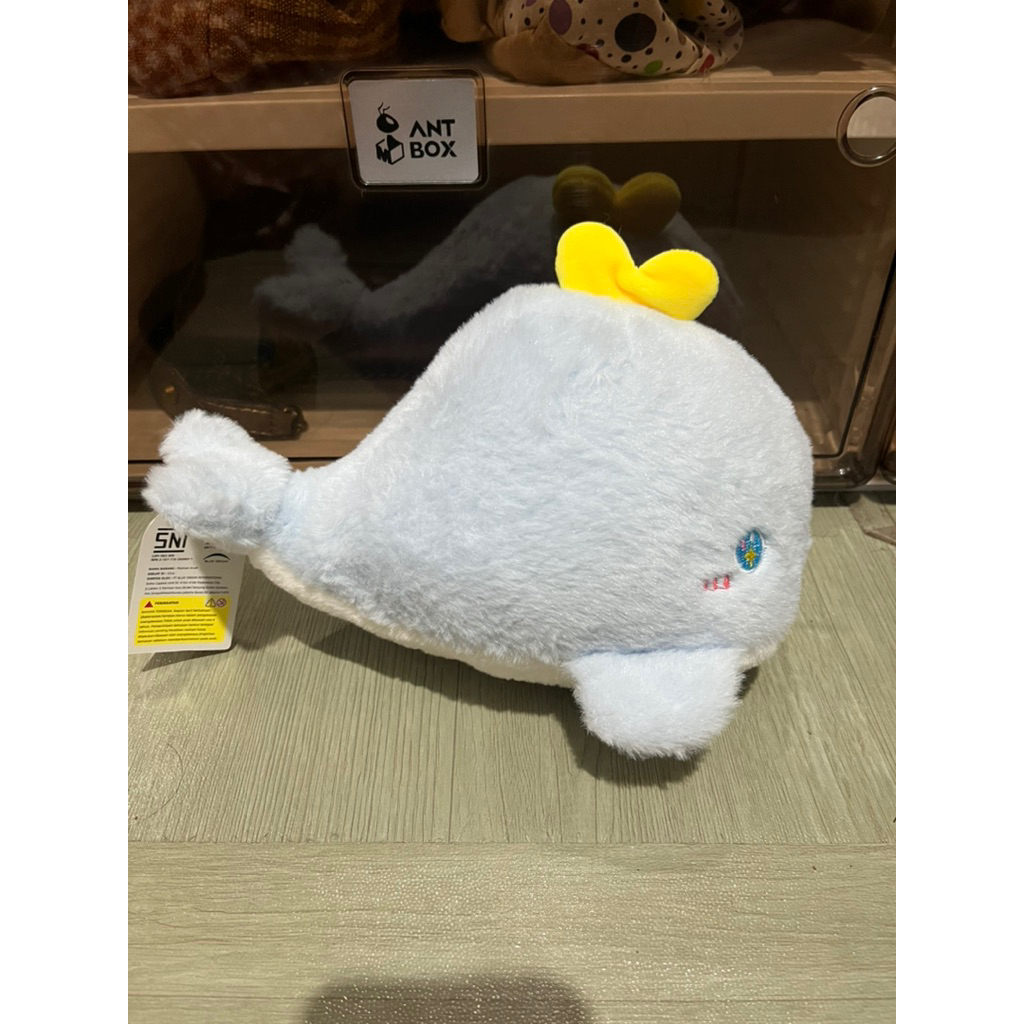 BONEKA LUCU PAUS BIRU DARI MESIN CAPIT KKV OH SOME(TERMURAH)
