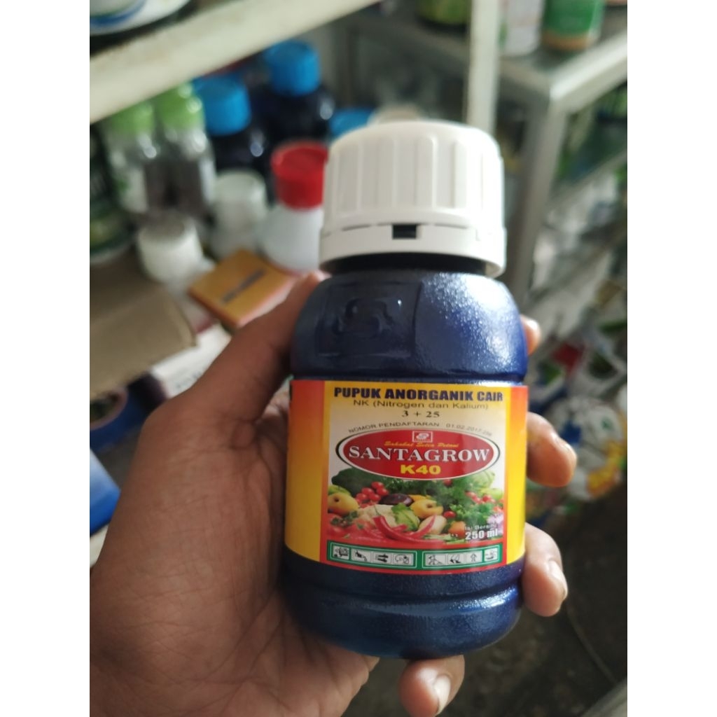 pupuk anorganik cair Santa grow k40 250ml