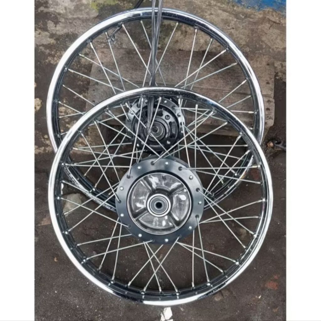 Pelek velg jari-jari roda depan belakang motor yamaha Zupiter Z Vega ZR Vega new ORIGINAL copotan