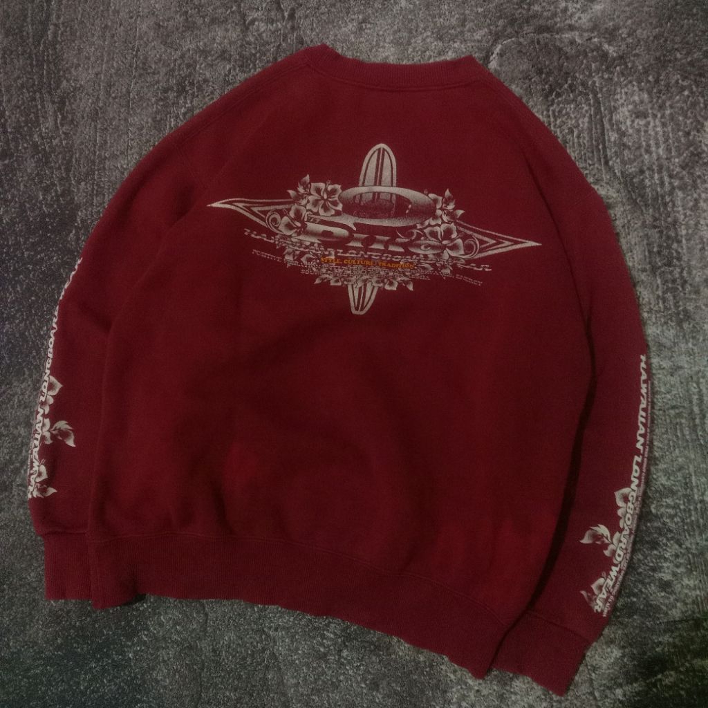 CREWNECK SWEATER PIKO SURF VINTAGE UNISEX DEWASA ORIGINAL