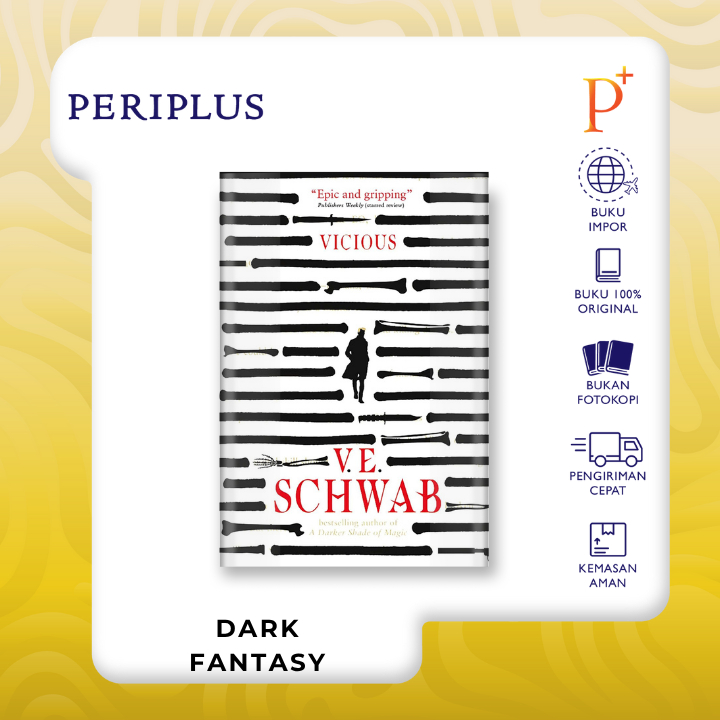 Vicious by V. E. Schwab Book 1 of The Villains Series - 9781783290215