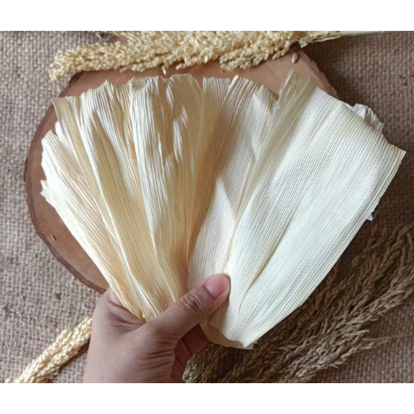 100 Gram kulit Jagung Kering / 250 Gram Klobot Jagung Kering