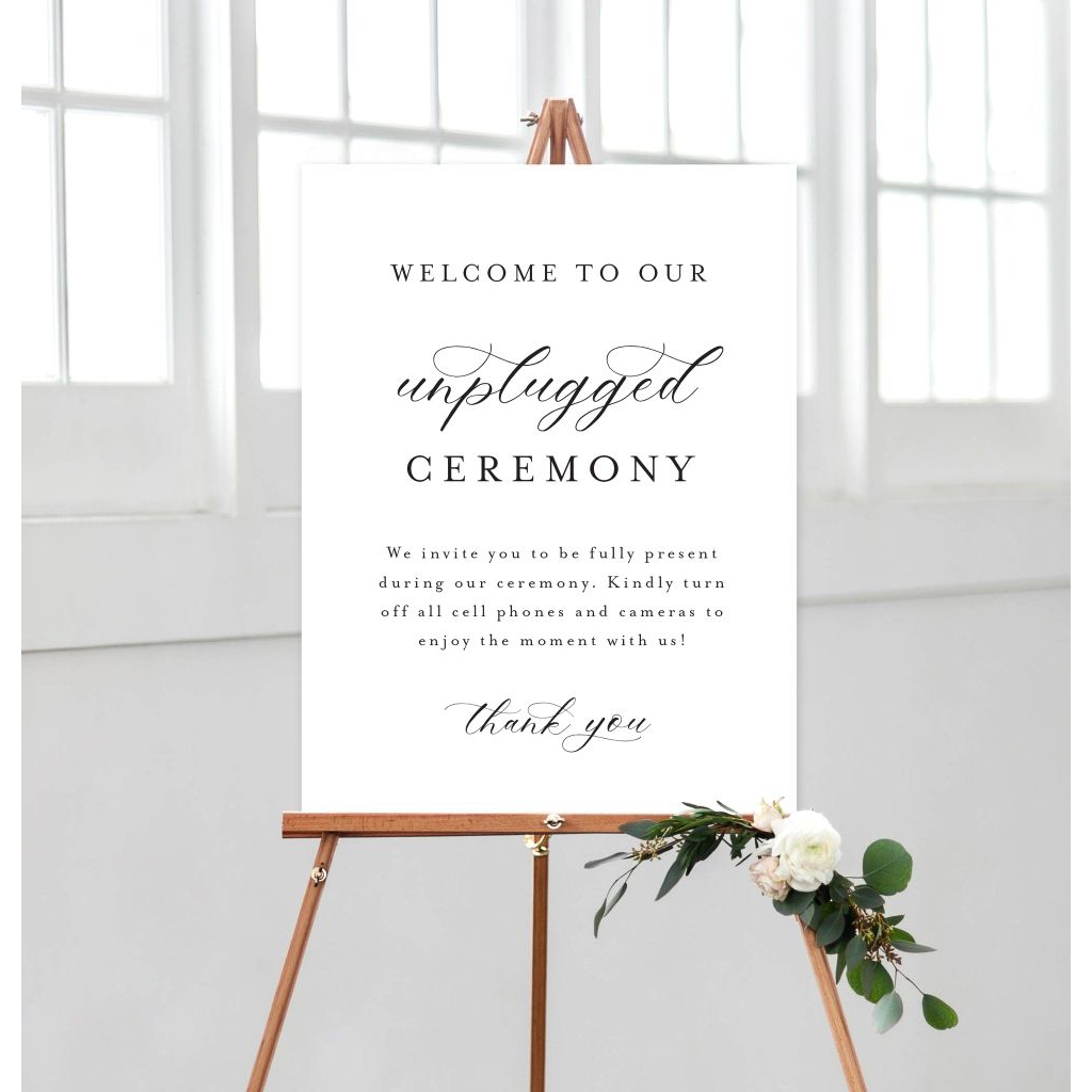 Welcome Sign Acrylic Wedding