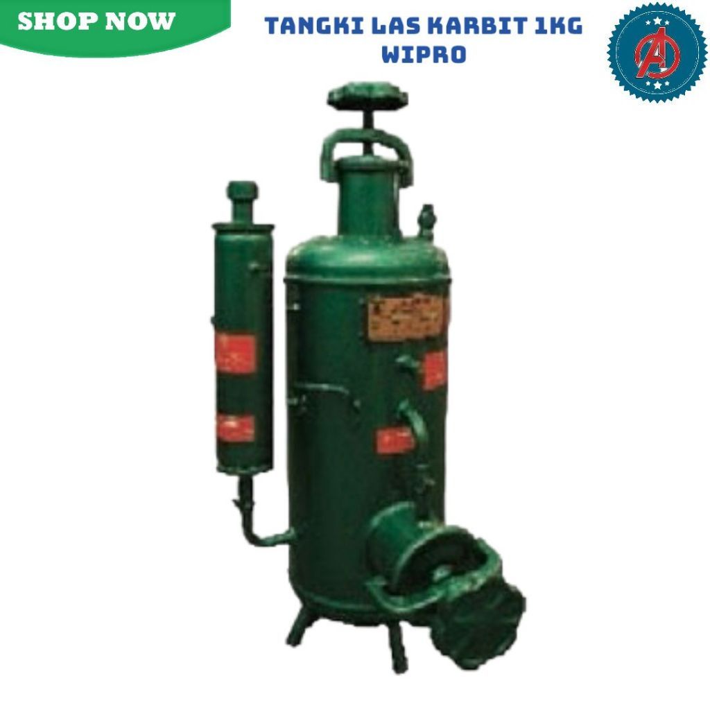 ⁠Tangki Las Karbit 1kg Tekanan Tinggi Wipro / Tabung Las Karbit 2500 Ltr Wipro.