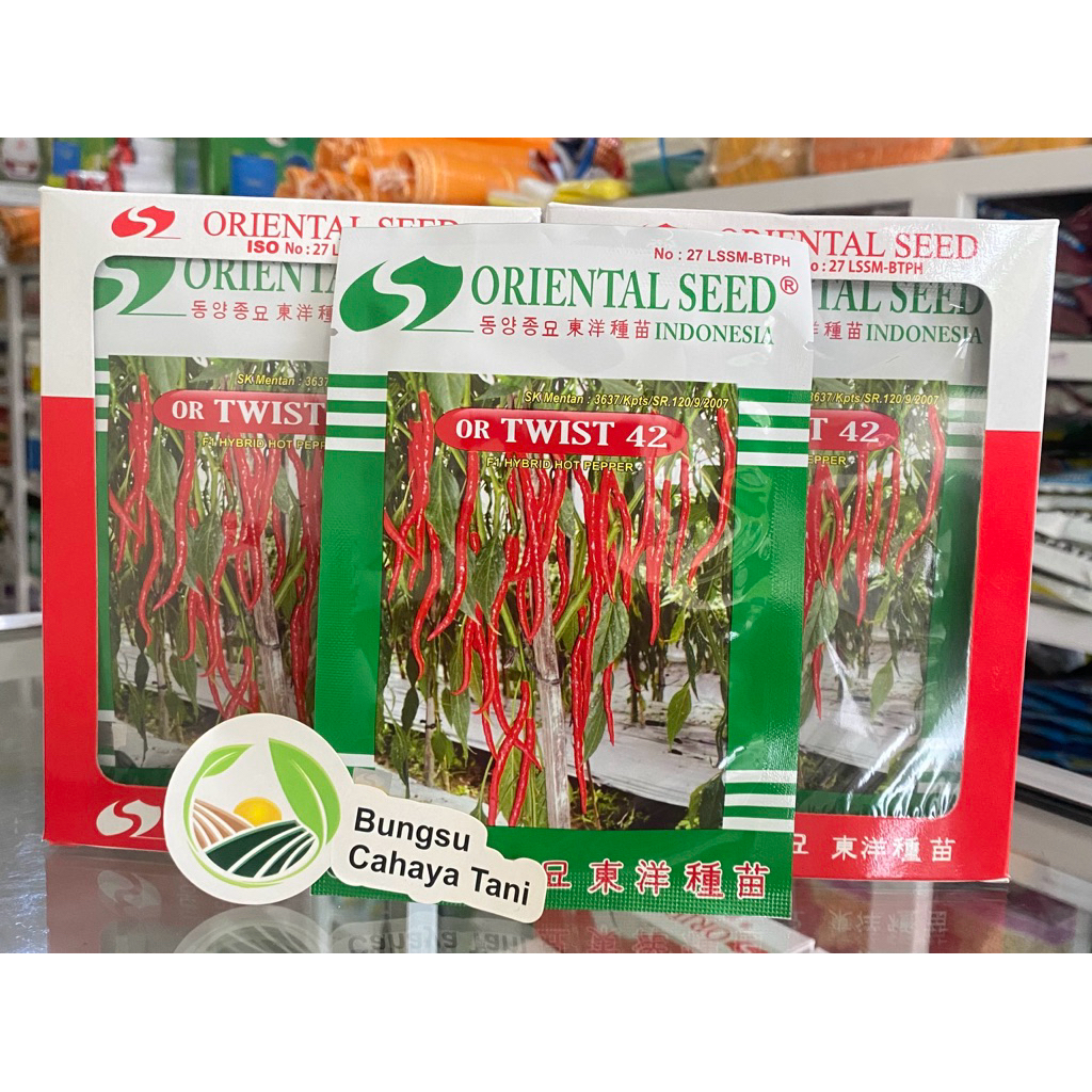 Bibit cabe OR TWIST 42 10gr Oriental Seed
