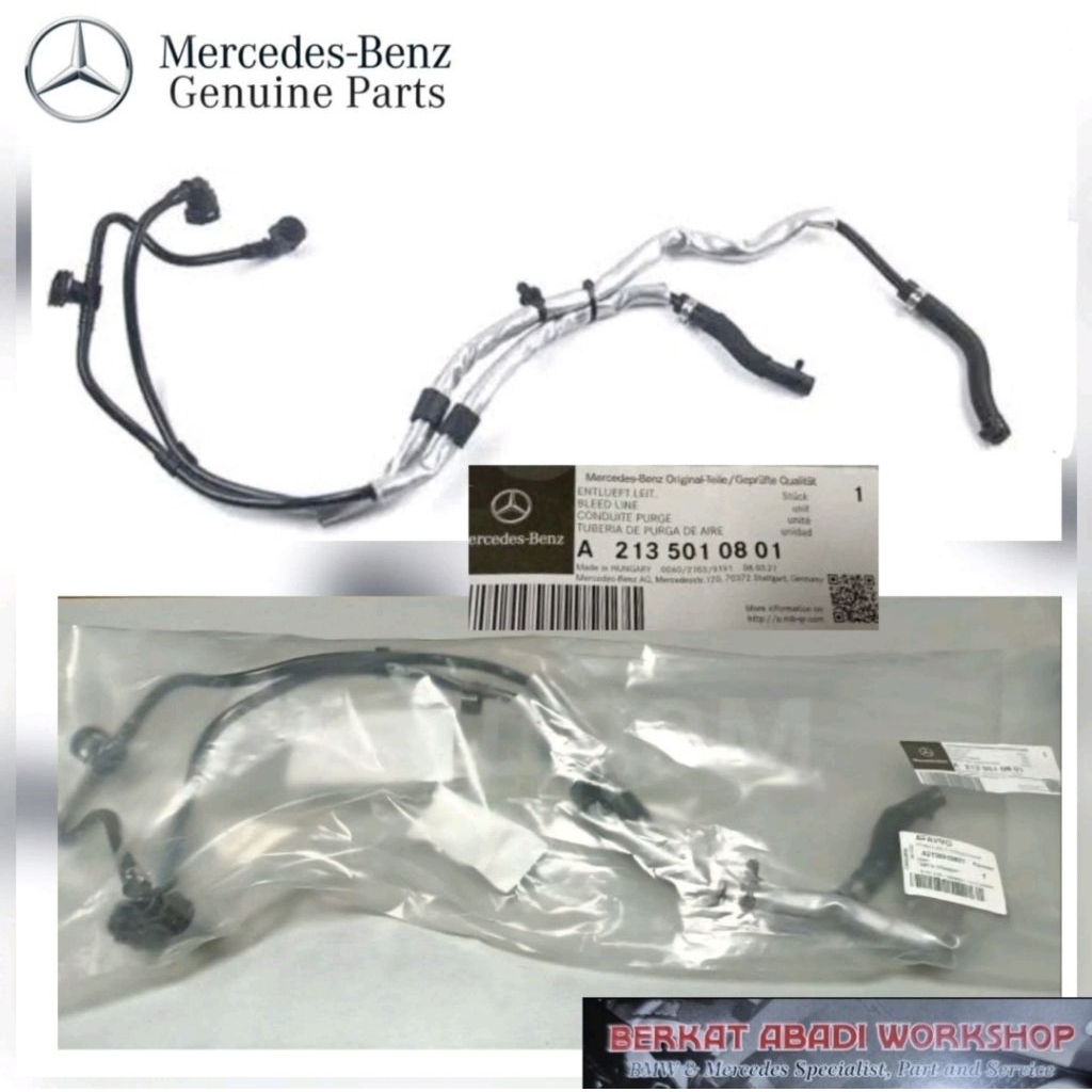 Mercedes 213 501 08 01 Selang Tabung Radiator W213