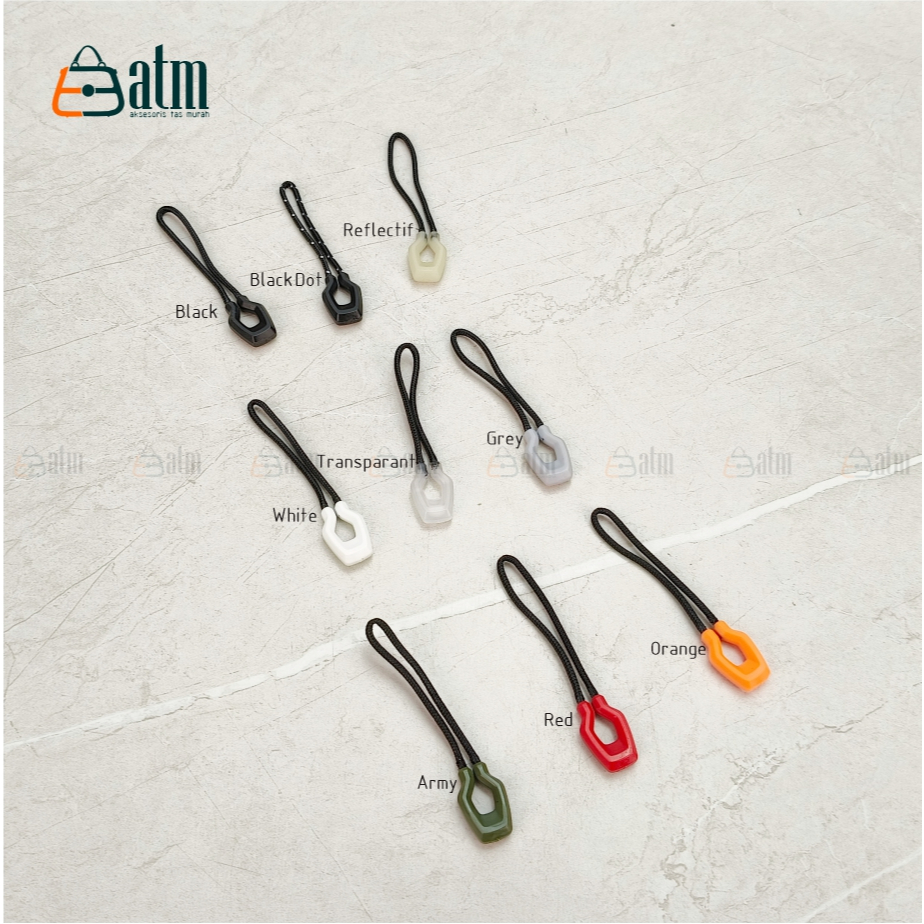 100 pcs - PP6 Puller Rope /  Tarikan Zipper