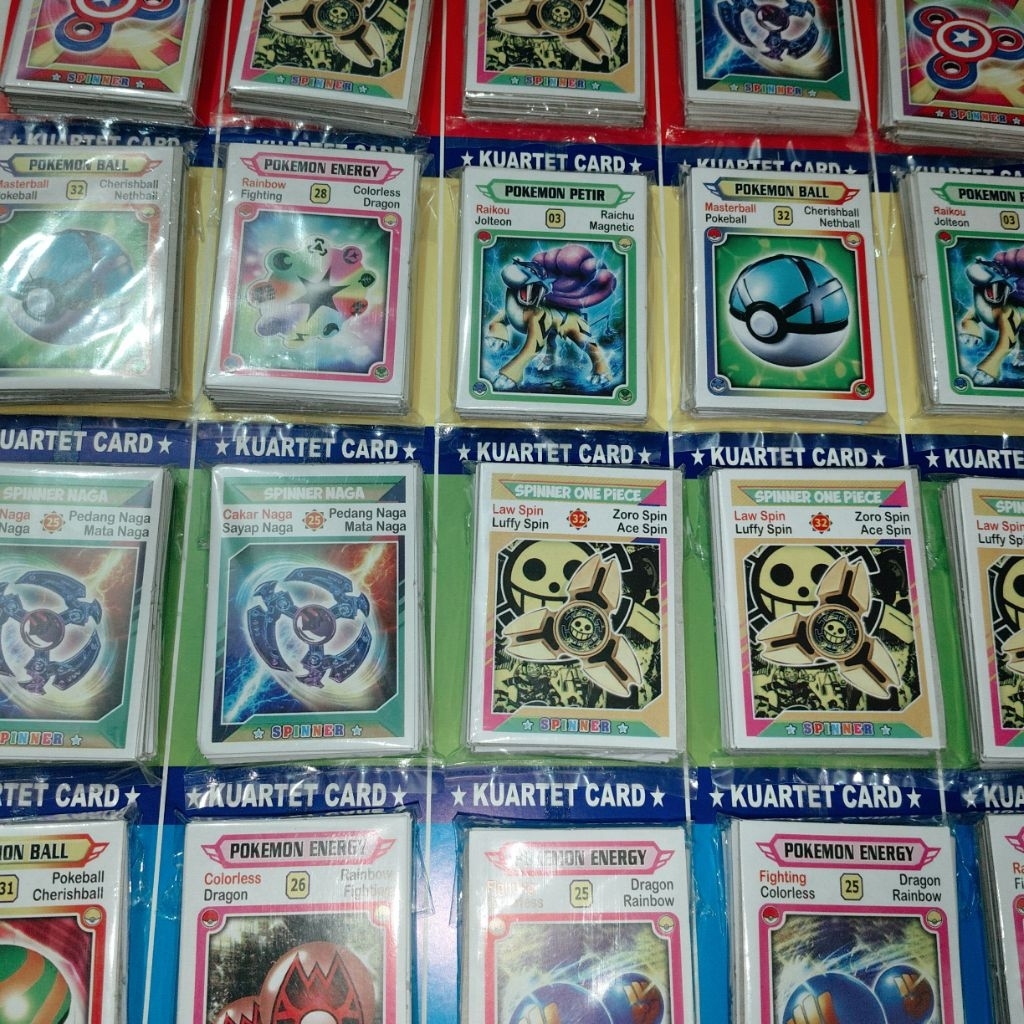 1bks isi 32pcs / 4,5 × 6,5 cm / Kartu kwartet jumbo / mainan kartu / kwartet mainan