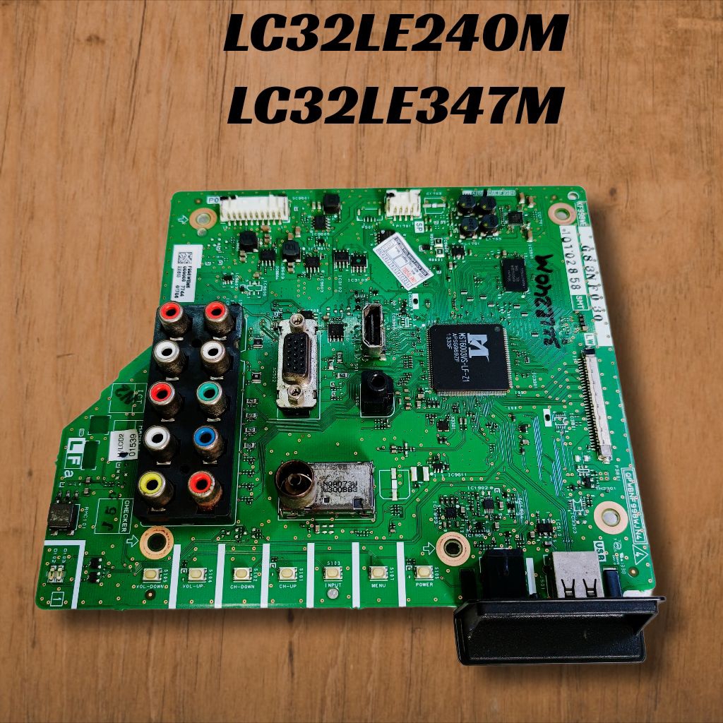 mb tv Sharp lc 32le347 - 348 - mainboard tv Sharp Lc32le347i/240m - mobo tv Sharp lc32le240m