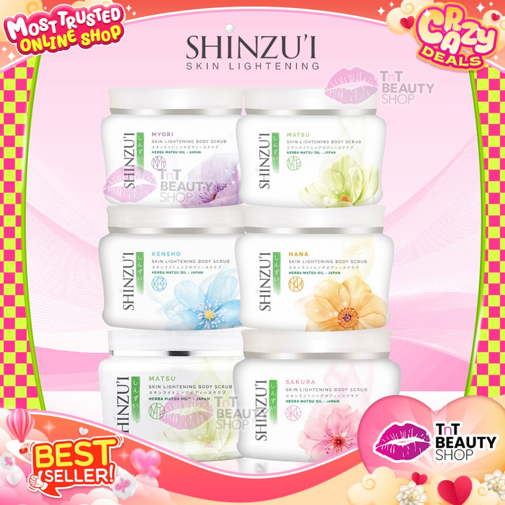 Shinzu'i Skin Lightening Body Scrub 200gr - Lulur - Shinzui | TnT Beauty Shop