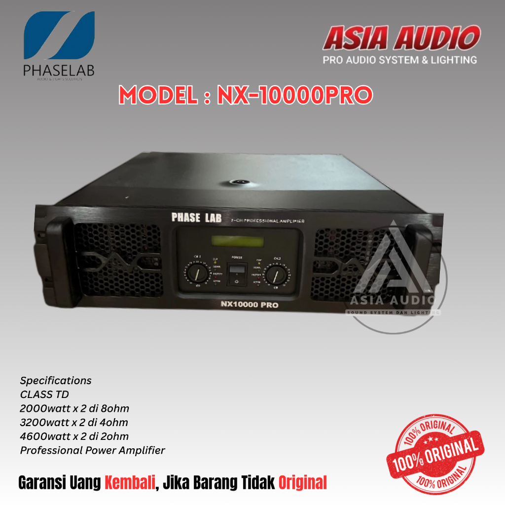 POWER PHASELAB NX-10000PRO ORIGINAL