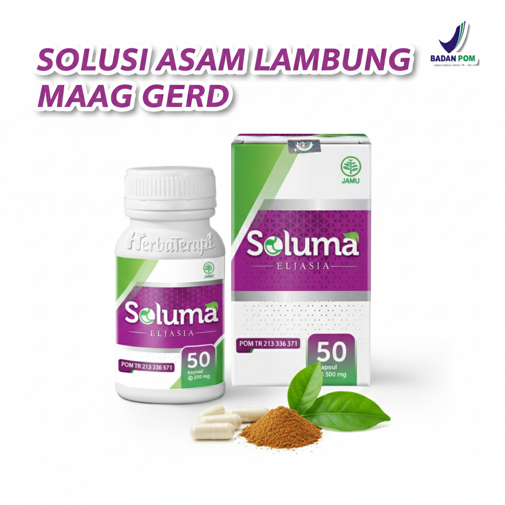 SOLUMA Obat Asam Lambung Maag GERD tipes