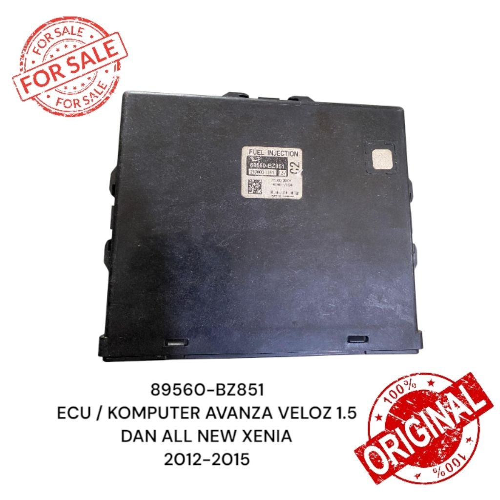 89560-BZ851 ECU / KOMPEUTER AVANZA VELOZ 1.5 DAN ALL NEW XENIA 2012-2015