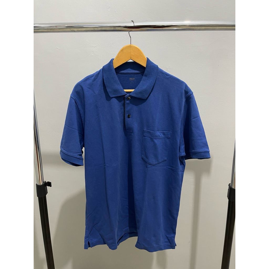Polo shirt Uniqlo Pocket Blue size xl Original 100%