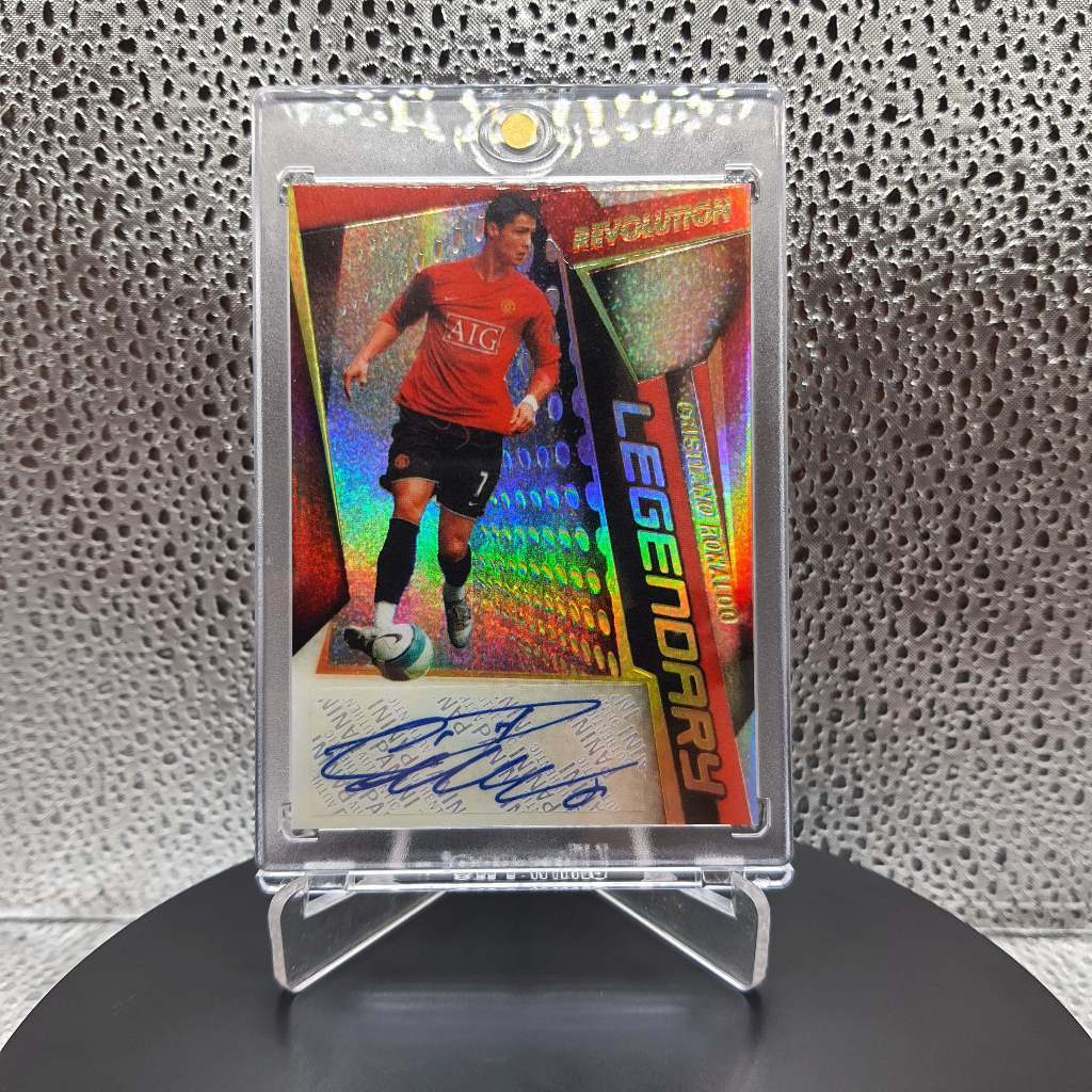 405. Kartu Bola - Custom Card 2020 Panini Revolution Legendary Autograph #CR7 Cristiano Ronaldo