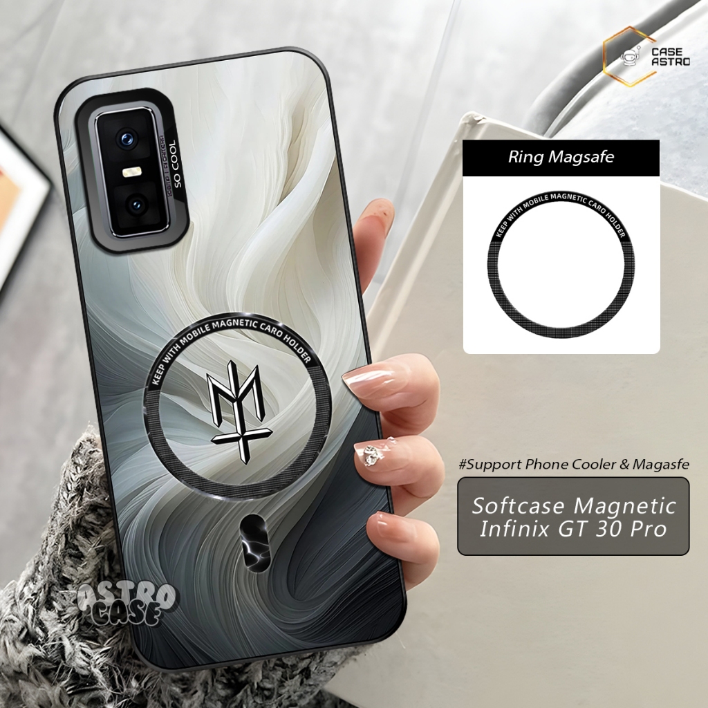 Case Magnet Infinix GT 30 Pro Ready All Type HP (Chat Admin) Case Support Magsafe / Phone Cooler Mag