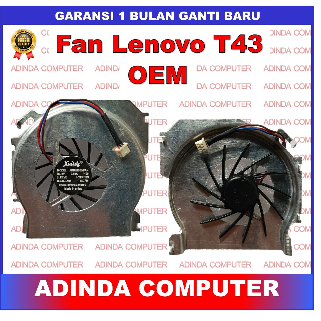 Fan IBM Lenovo Thinkpad T43 T40 T41 T42 T41P T42P OEM