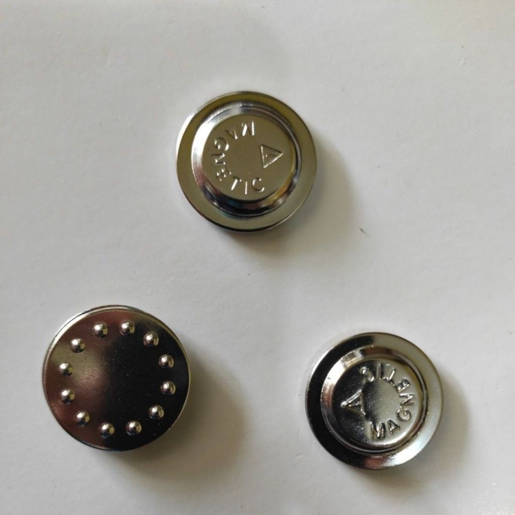 Magnet Pin Lencana Magnet Bulat Magnet Nama Dada Magnet Papan Nama Tanpa Lem