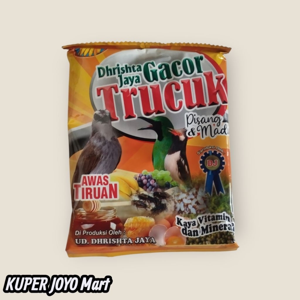 Pakan Burung Trucuk/Voer Pur Trucuk varian pisang madu 150 g