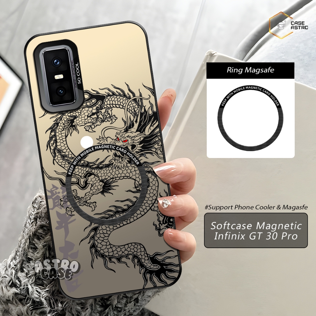 Case Magnet Infinix GT 30 Pro Ready All Type HP (Chat Admin) Case Support Magsafe / Phone Cooler Mag